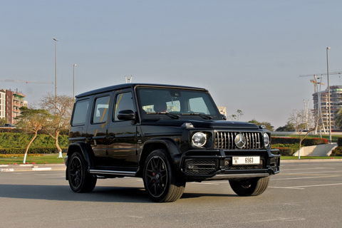 Mercedes G63 2022 One Day Self Drive Huur in DubaiVanuit Dubai, luxe autoverhuur