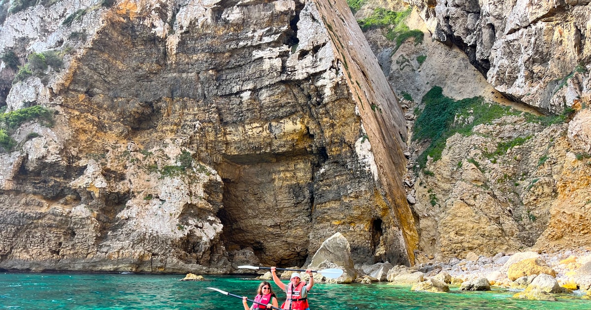Jávea Cala Portixol Kayak Tour with Caves & Snorkeling GetYourGuide