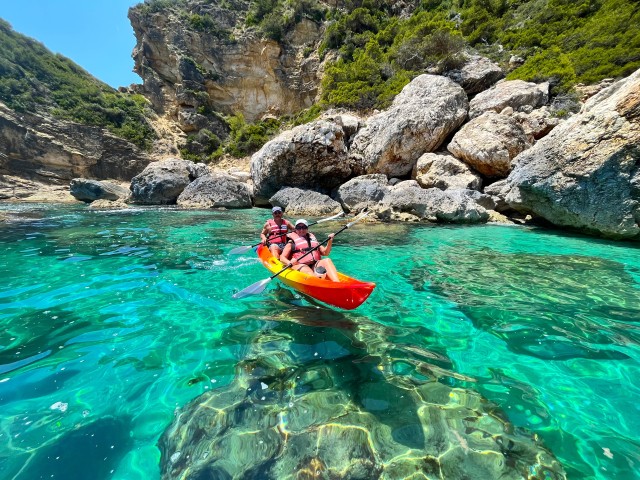 Visit Cala Granadella Cala en Caló Sea Cave Snorkel & Kayak Tour in Jávea, Alicante, Spain