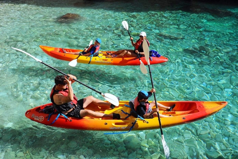 La mejor excursión en kayak y snorkel por las cuevas marinas de la Granadella