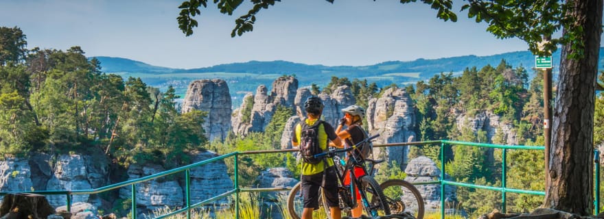 Depuis Prague : Voyage à vélo de montagne au paradis de la Bohême
