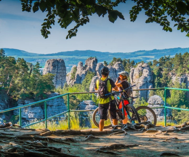 From Prague: E-Mountain Biking Trip to the Bohemian Paradise