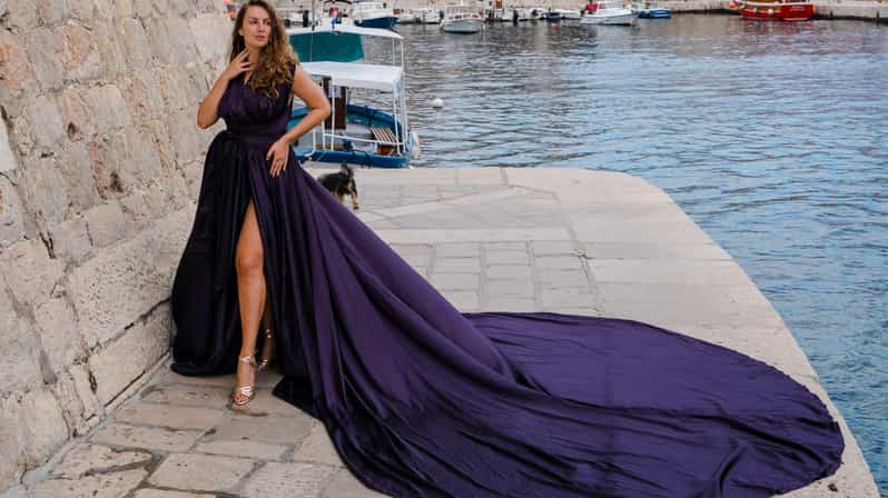 Dubrovnik Unendliches Fliegendes Kleid Fotoshooting Jonadress