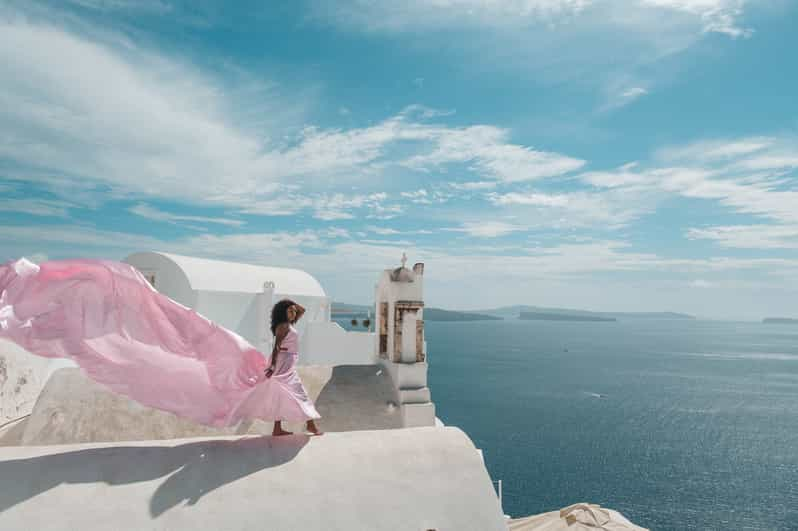 Flying Dress Santorini Photoshoot | GetYourGuide