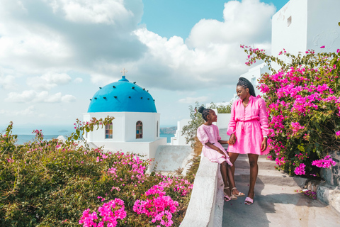 Sesión de fotos privada en Santorini