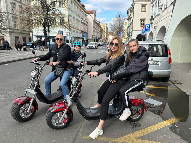 Prague: Guided Fat Tire e-Scooter or e-Bike Tour