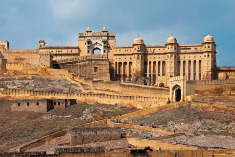 Vanuit New Delhi: privétour door Jaipur per supersnelle treinTour met 2e klas bank