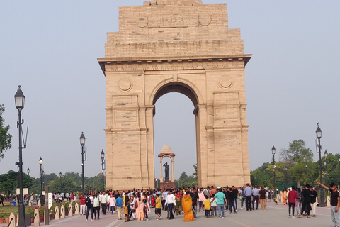 Delhi: Old and New Delhi City Guided Tour with Rickshaw ride