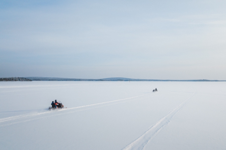 Rovaniemi: safari en moto de nieve de 3 horas en Laponia