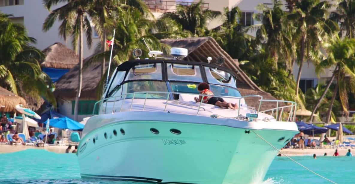 Private yacht in Cancun for maximun 15 people GetYourGuide