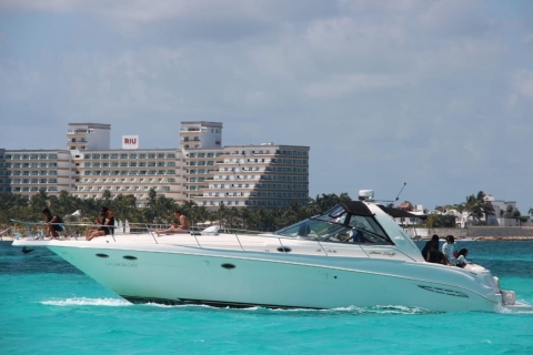 Prywatny jacht w Cancun wycieczka po Isla MujeresPrywatny jacht Sundancer 47 stóp ze sprzętem do nurkowania