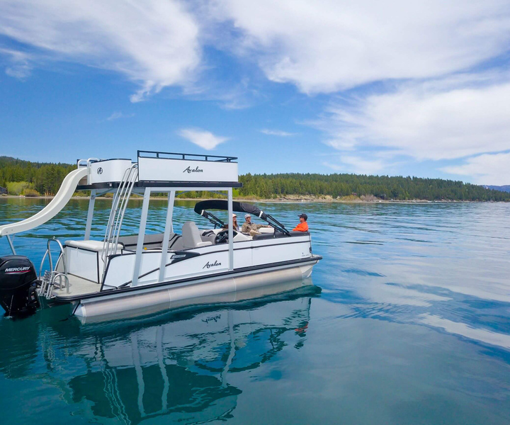 Discover Lake Tahoe from your private Double Decker Pontoon