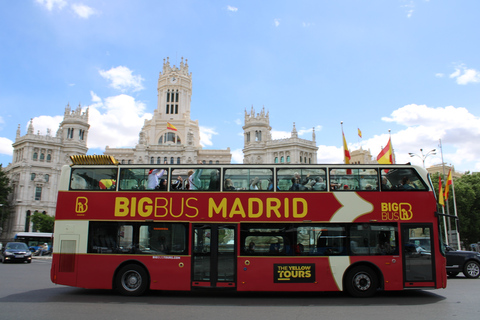 Madrid: Panoramic Open-Top Bus Day or Night Tour with Guide Panoramic Day Tour with Live guide