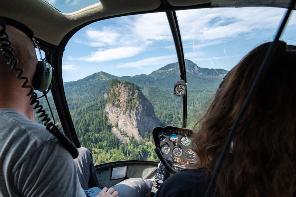 From Troutdale, Waterfalls Helicopter Tour SuiteTrails