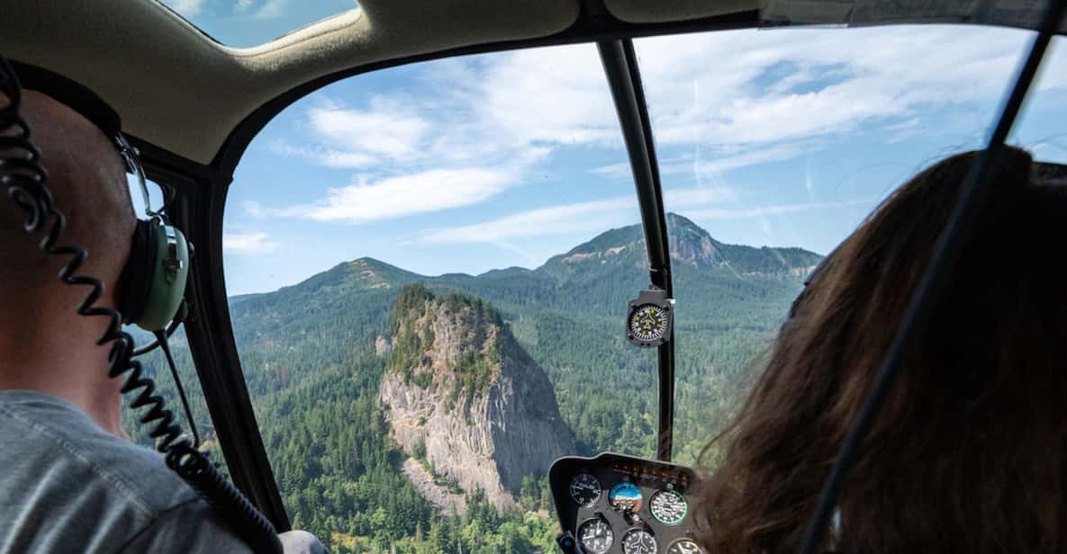 From Troutdale Waterfalls Helicopter Tour GetYourGuide
