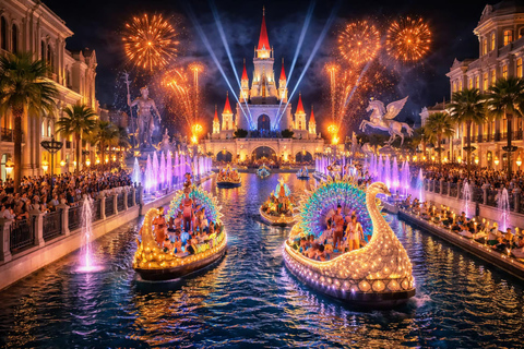 Antalya: Land of Legends Night Show with Dinner & Transfer Show w/ Dinner and Hotel Pick Up from Antalya, Bogazkent