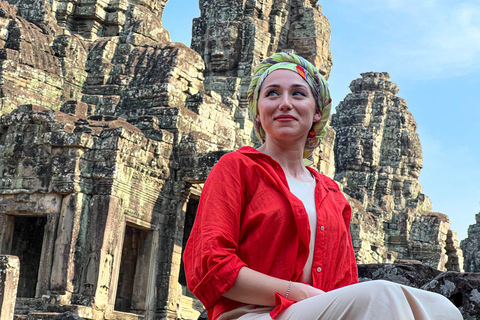 Siem Reap: Full Day Angkor Wat Temple Experience with Sunset Full Day Private Experience of Angkor with Sunset