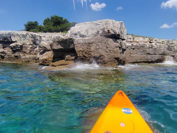 Rovinj Golden Cape desert islands kayak&snorkeling tour GetYourGuide