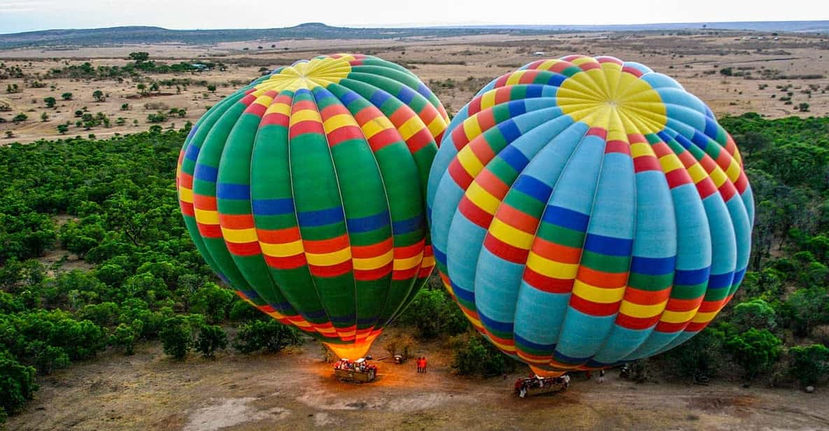 Safari En Montgolfi Re Dans Le Maasai Mara Avec Petit D Jeuner Au