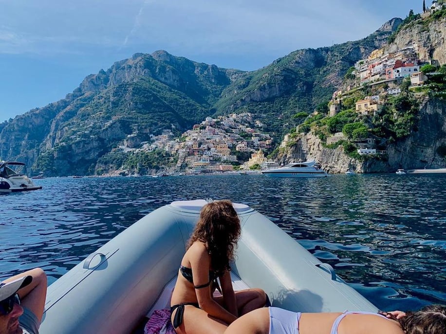 Von Salerno aus: Amalfi-Küste Bootstour nach Positano Von Salerno aus: ...