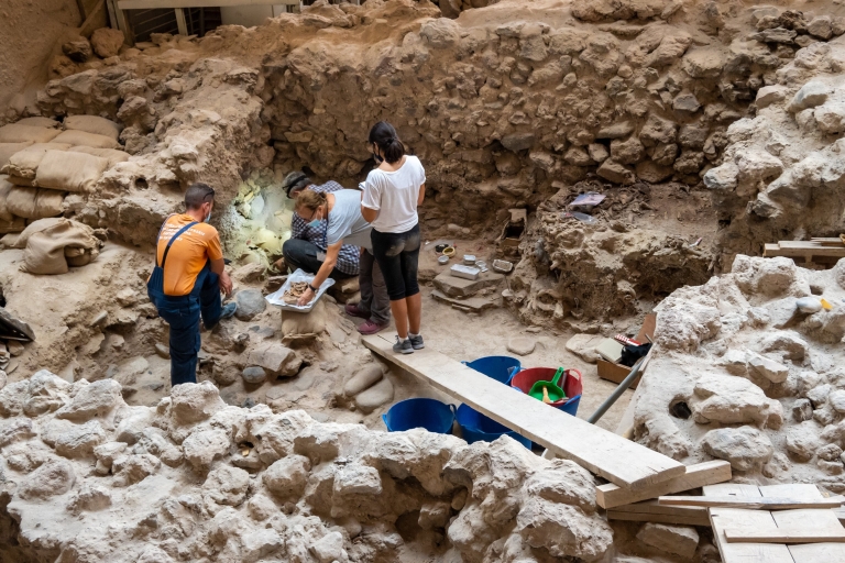 Santorini: rondleiding geschiedenis en archeologie