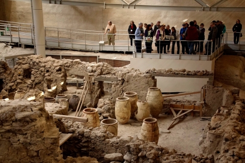 Santorini: rondleiding geschiedenis en archeologie