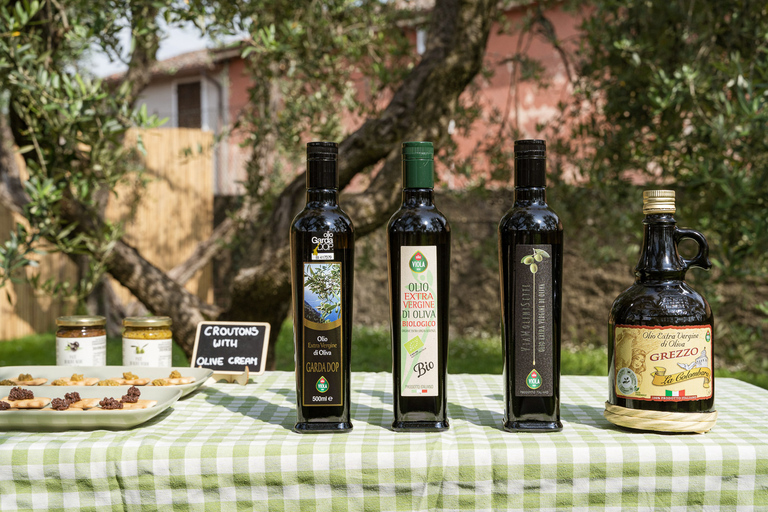 Bardolino: Lake Garda Oil Mill Tour with Olive Oil Tasting Tour in German