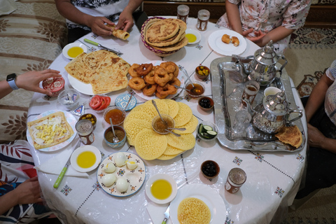 Aula de culinária com a família Marrakech