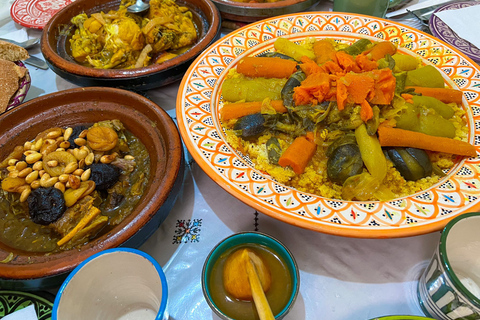 Aula de culinária com a família Marrakech