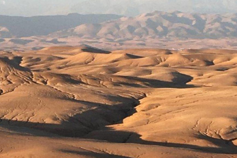 Cena magica nel deserto di Agafay e esperienza al tramonto