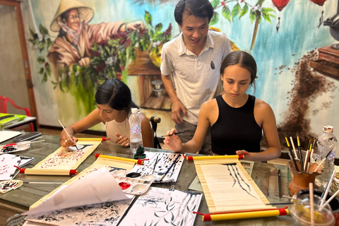 Traditional Painting on Bamboo script class Traditional Painting on Bamboo workshop