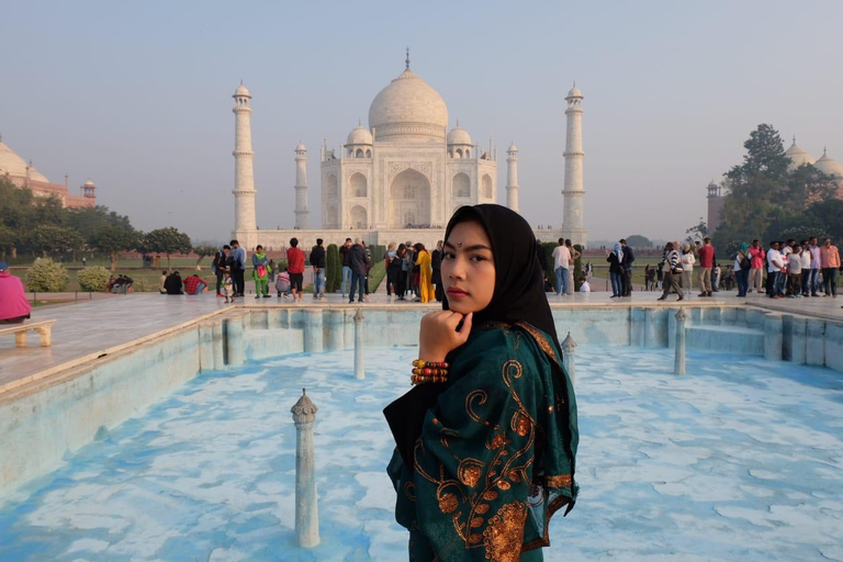 Vanuit Delhi: Sunrise Taj Mahal-tour met de auto