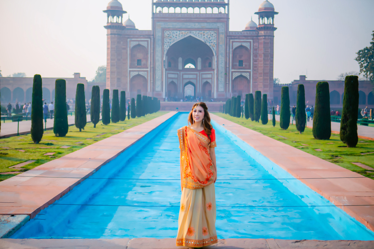 Vanuit Delhi: Sunrise Taj Mahal-tour met de auto