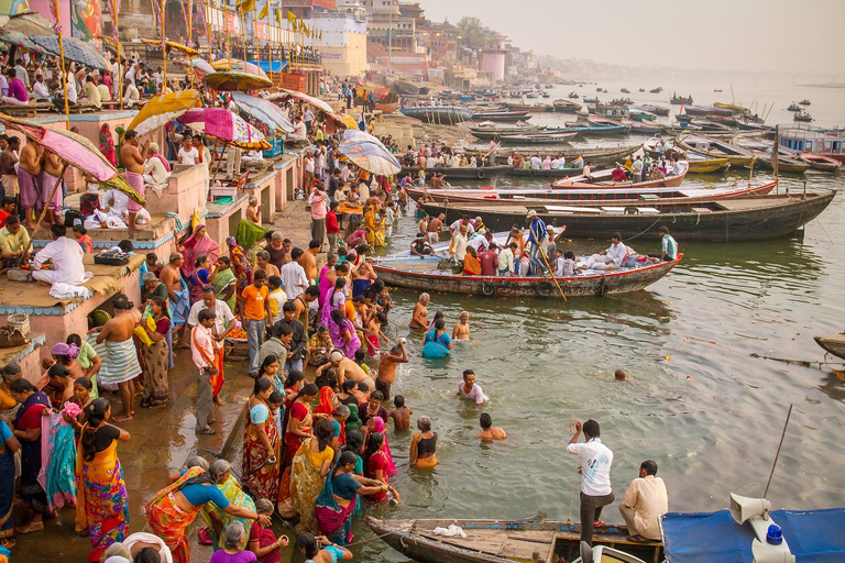 From Varanasi: Kashi Golden Triangle Tour