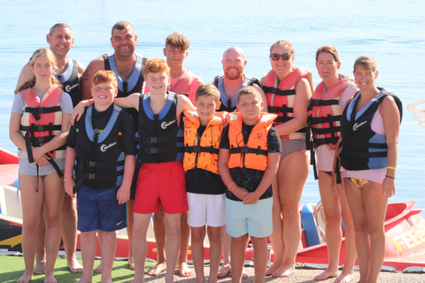 Hersonissos: Jet Boat Tour con Snorkeling