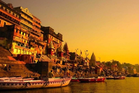 Au départ de Varanasi : Visite de la ville de Varanasi avec Ganga Aarti