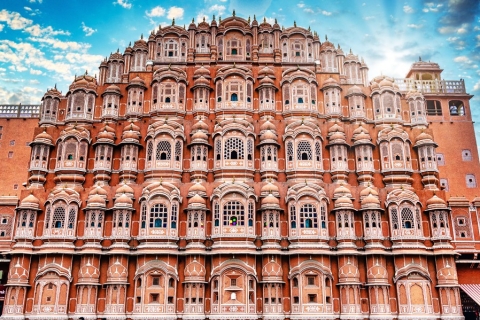 Jaipur: całodniowa wycieczka z przewodnikiem po mieście ze wszystkimi najważniejszymi atrakcjamiPrywatna całodniowa wycieczka krajoznawcza po Jaipur
