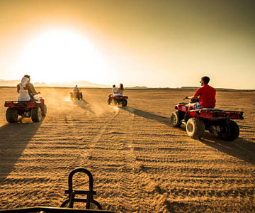 Sharm El Sheikh: ATV, Camel Ride with BBQ Dinner and Show