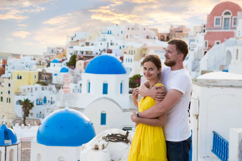 Tour di un'intera giornata a Santorini da Heraklion