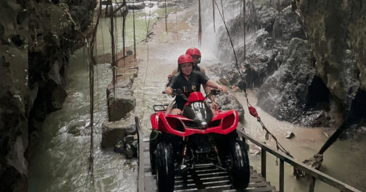Ubud Quad ATV Chutes d'eau et grottes de Barong GetYourGuide