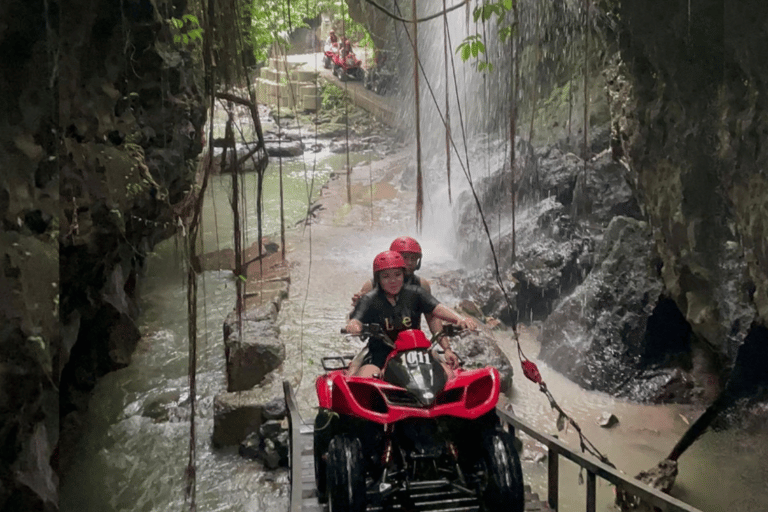 Ubud: Quad Atv-watervallen en Barong-grotten