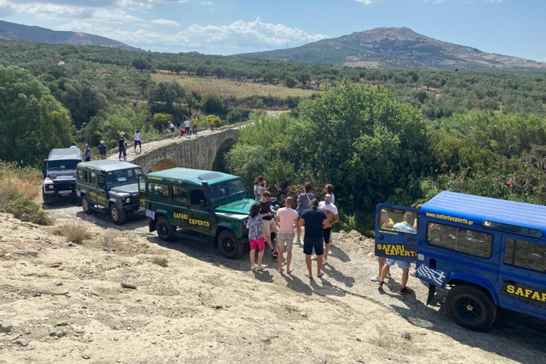 Crete: Jeep Safari Wine Tour and South sea swimming