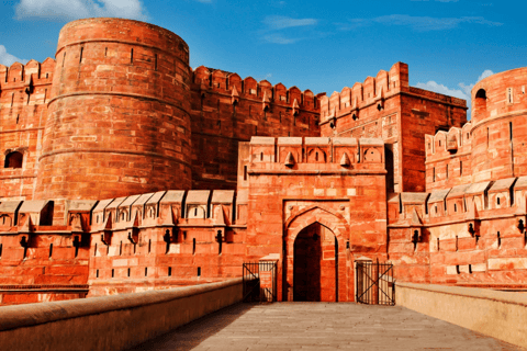 Von Delhi aus: Taj Mahal und Agra Fort Private Sunrise Tour