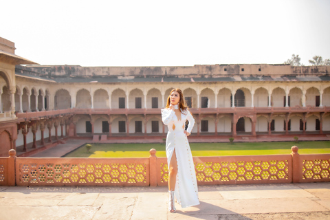 Agra: Ganztägige Agra Taj Mahal und Agra Fort geführte Tour