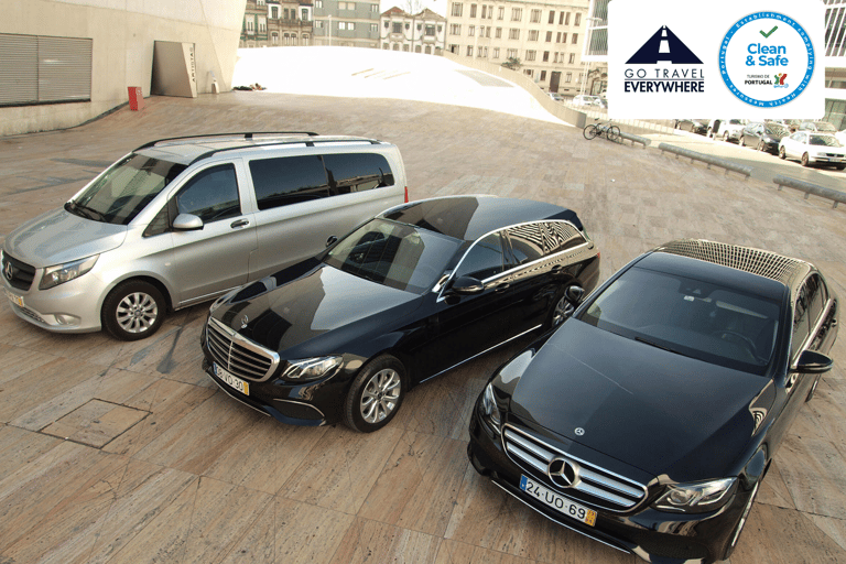 Private Transfer Porto Airport (OPO) to City Center8 Passengers OPO Airport to City center