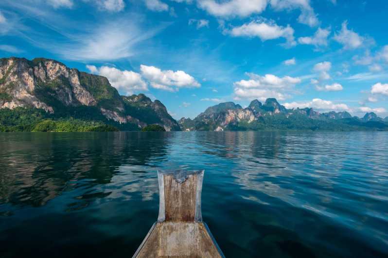 From Khao Lak: Khao Sok Lake & Bamboo Rafting & Cave