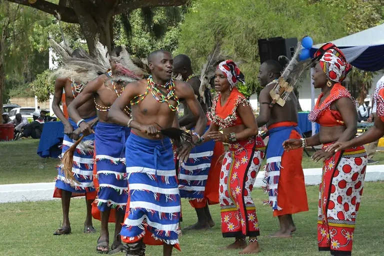 Spectacles culturels en direct. Visite de l'après-midi des Bomas du Kenya.