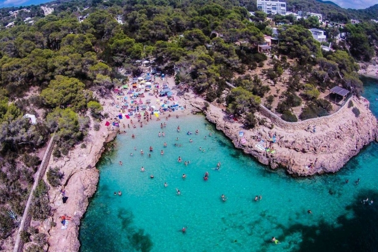 Ibiza: paseo en barco al atardecer por Cala Salada y Cala Gracio y esnórquel