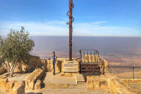 Depuis Amman : Mont Nebo, site de baptême et mer morte (avec déjeuner)Amman : Visite privée du Mont Nebo, du site du baptême et de la mer Morte