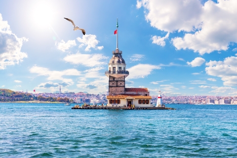 Istanbul: Besuch des Maiden Tower, Istanbul Europa & Asien TourPrivate Tour mit spanischem Reiseleiter